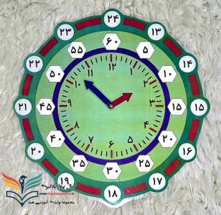 ساعت آموزشی کد ۳۱۱ عقربه متحرک